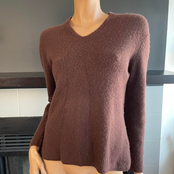 Beutler Sweaters - Beutler Brown 100% Cashmere Sweater